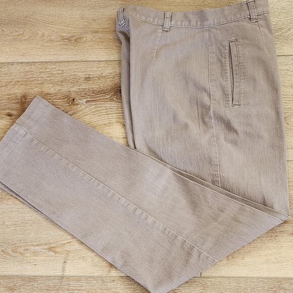Christopher and Banks Stretch Comfort Fit Women's Light Brown Pants Size 4 - Picture 1 of 7